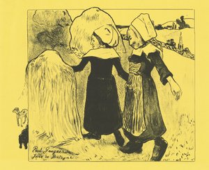 ブルターニュの喜び 作： Paul Gauguin